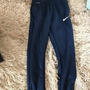 Nike Dri Fit Boys Sz S Navy